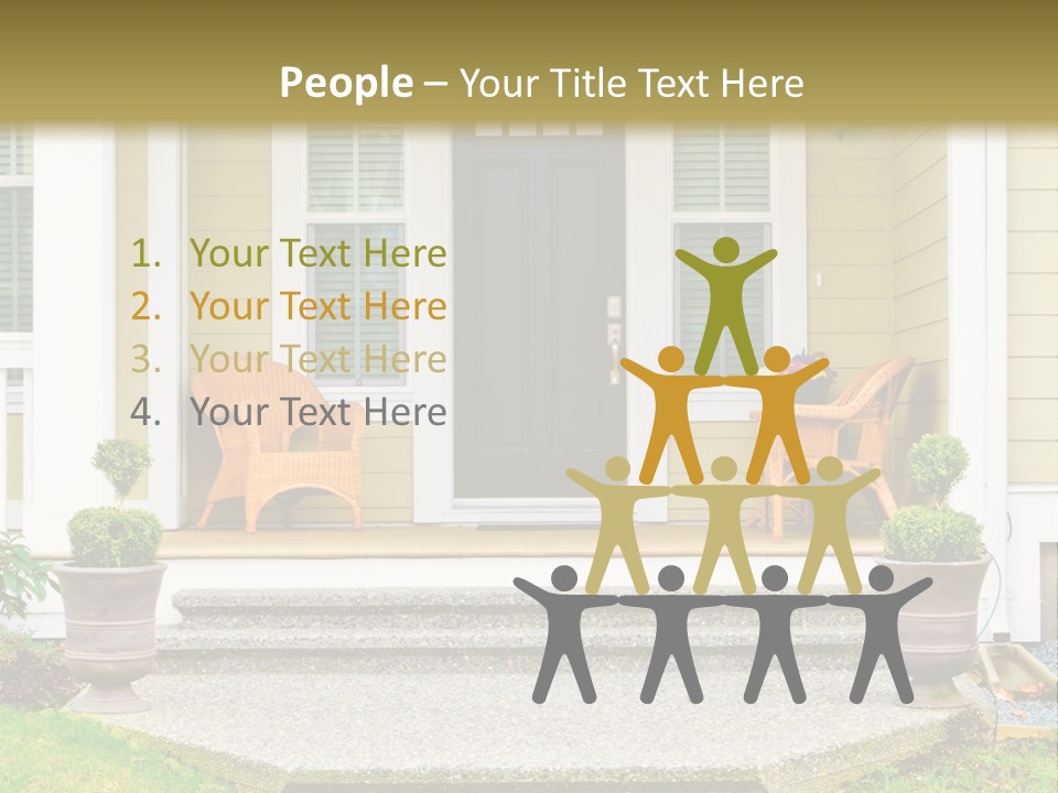 Exterior Steps Classic PowerPoint Template