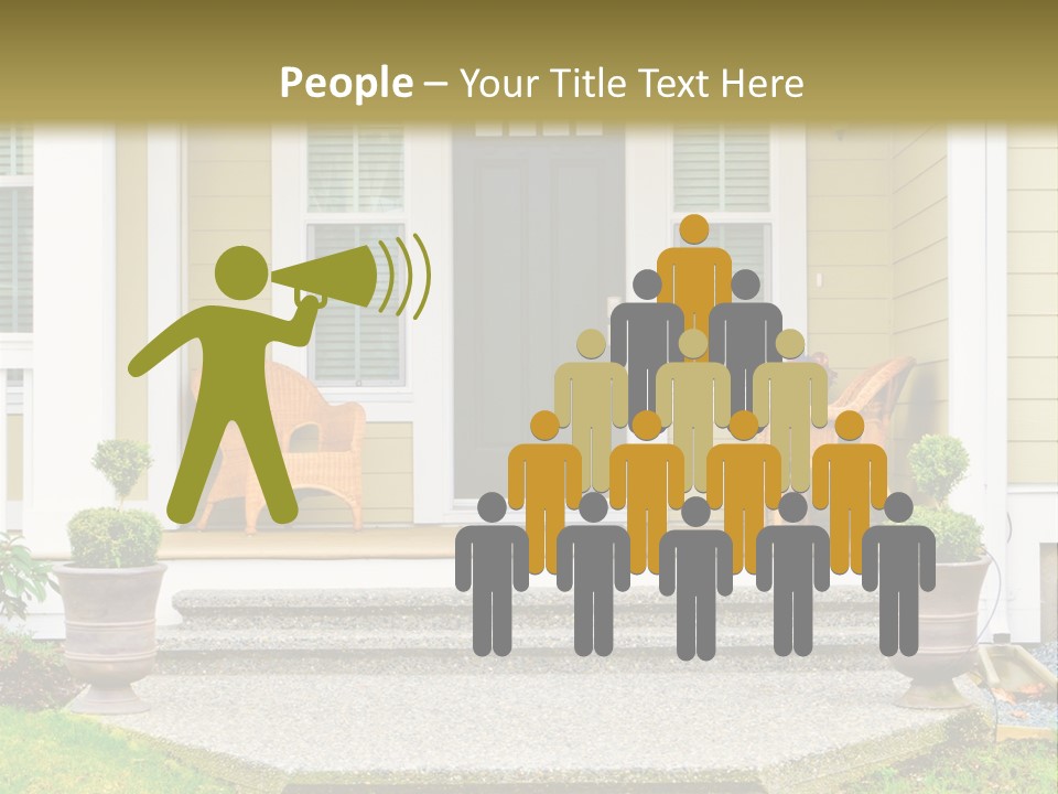 Exterior Steps Classic PowerPoint Template