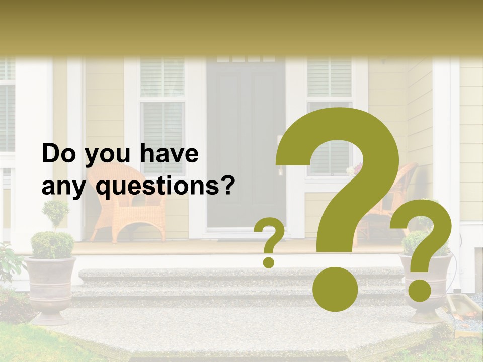 Exterior Steps Classic PowerPoint Template