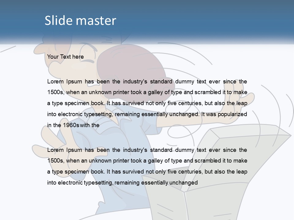 Trick Surprise Male PowerPoint Template