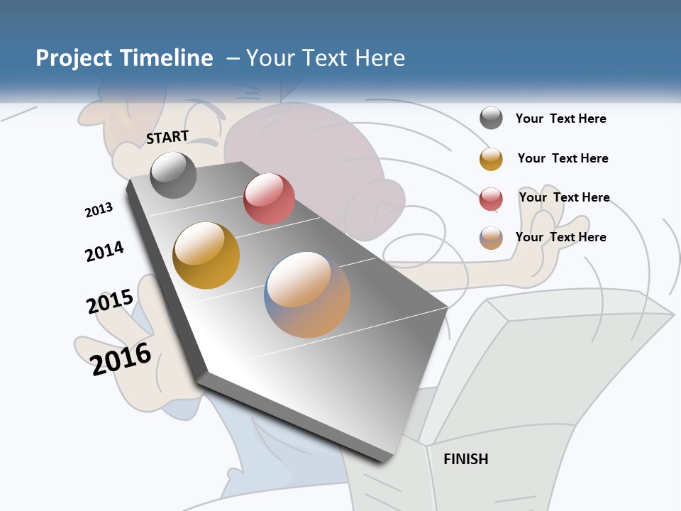 Trick Surprise Male PowerPoint Template