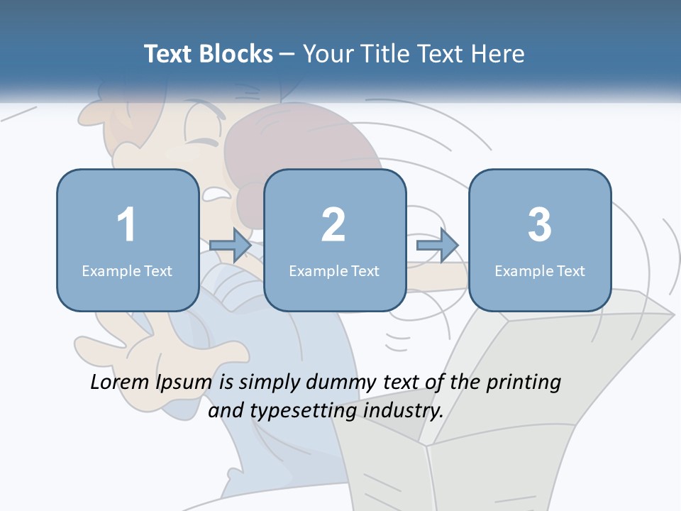 Trick Surprise Male PowerPoint Template