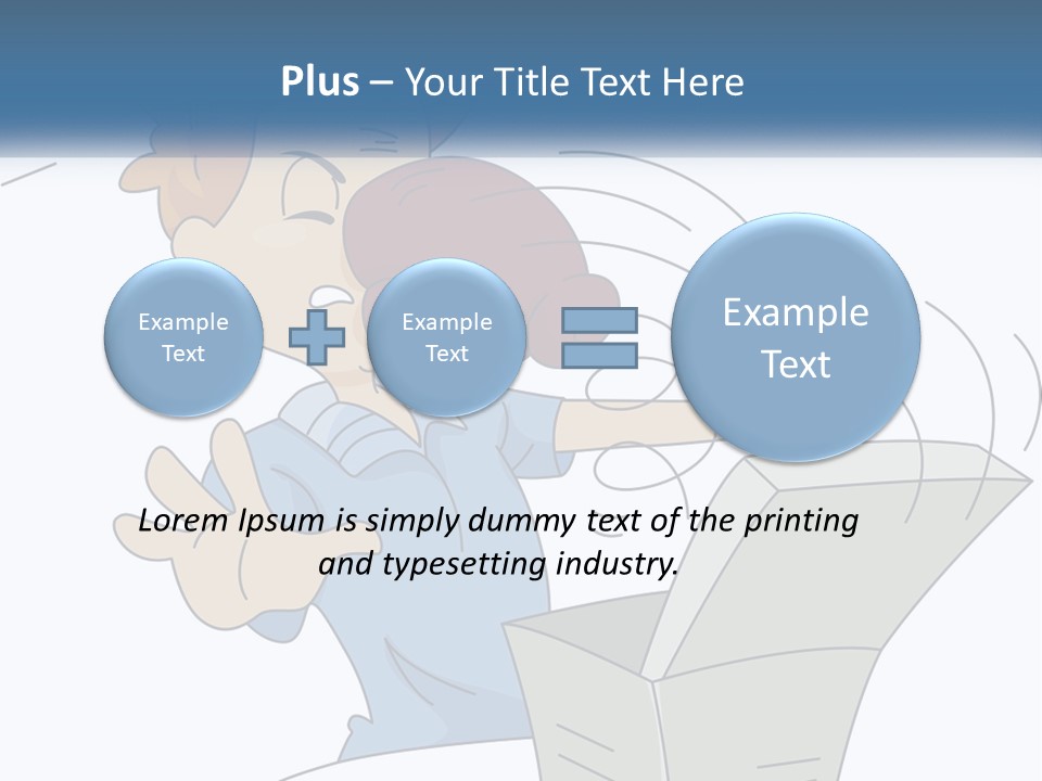 Trick Surprise Male PowerPoint Template