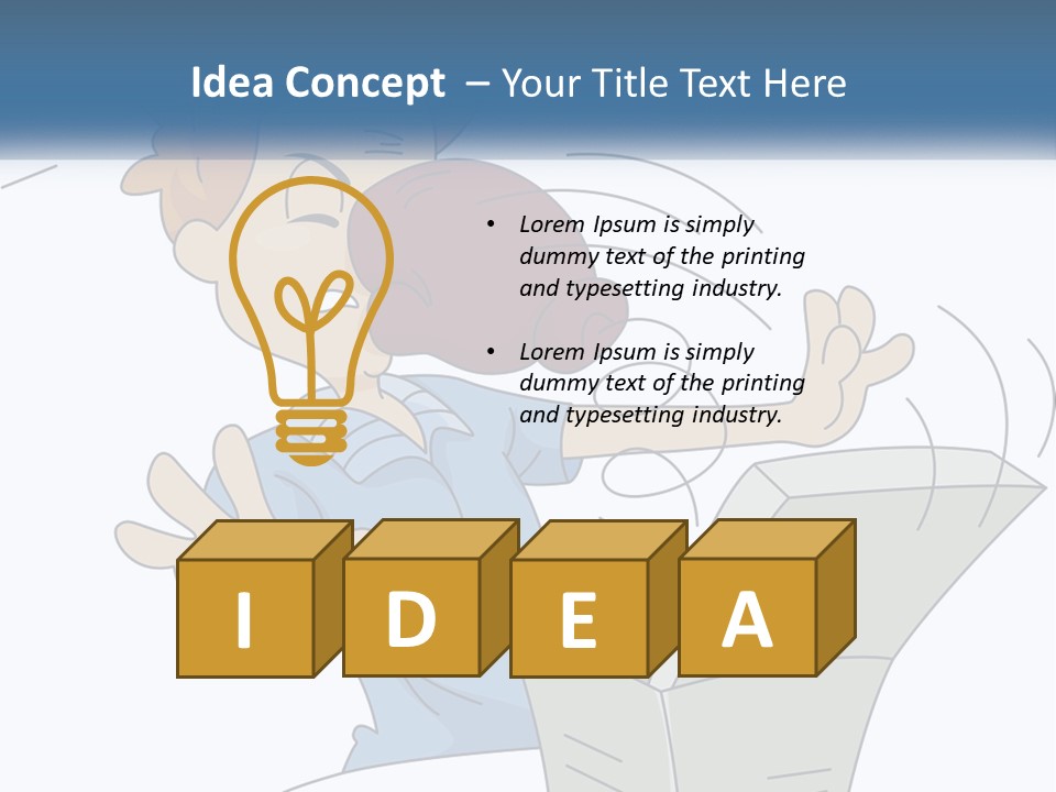 Trick Surprise Male PowerPoint Template