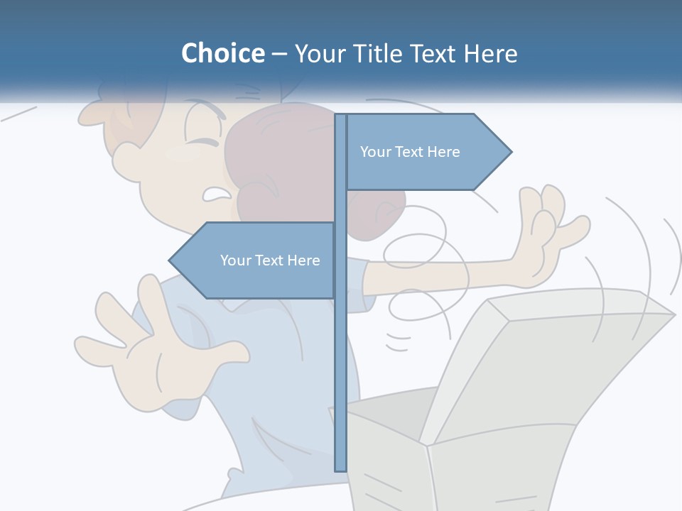 Trick Surprise Male PowerPoint Template