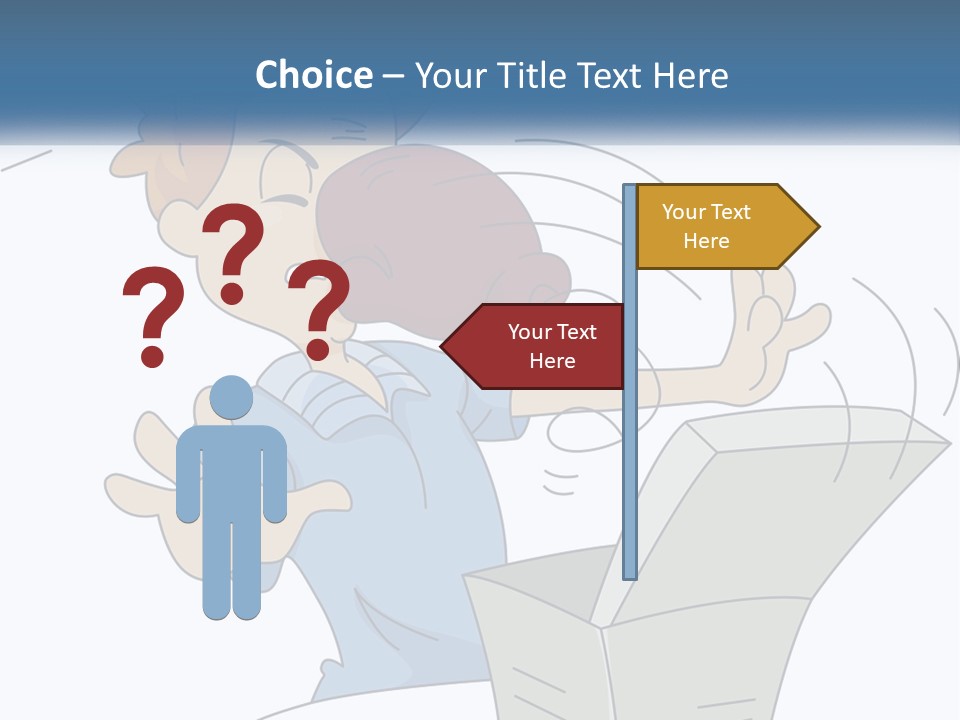 Trick Surprise Male PowerPoint Template