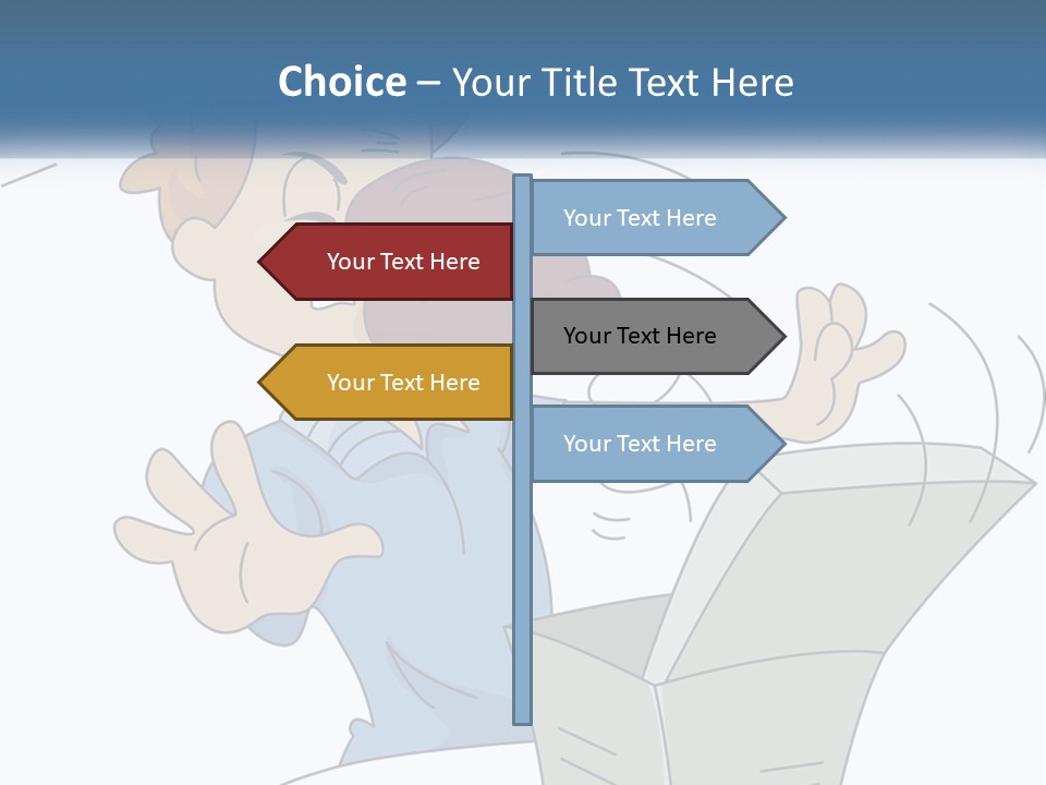 Trick Surprise Male PowerPoint Template