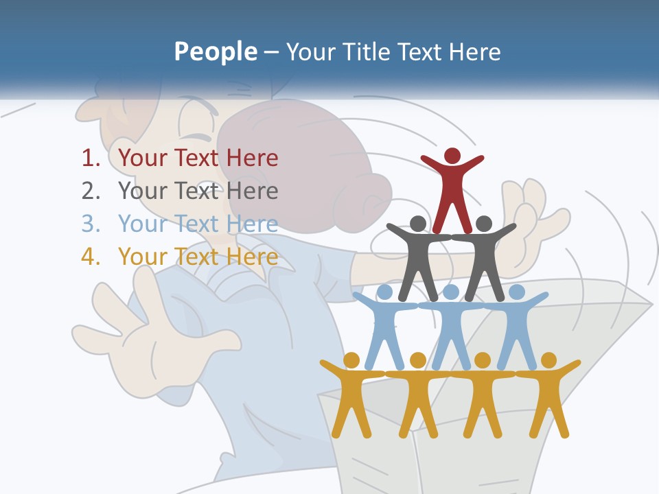 Trick Surprise Male PowerPoint Template