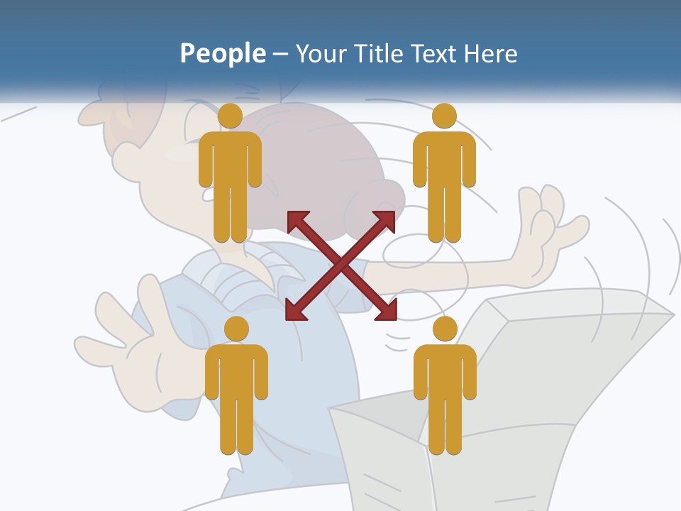 Trick Surprise Male PowerPoint Template