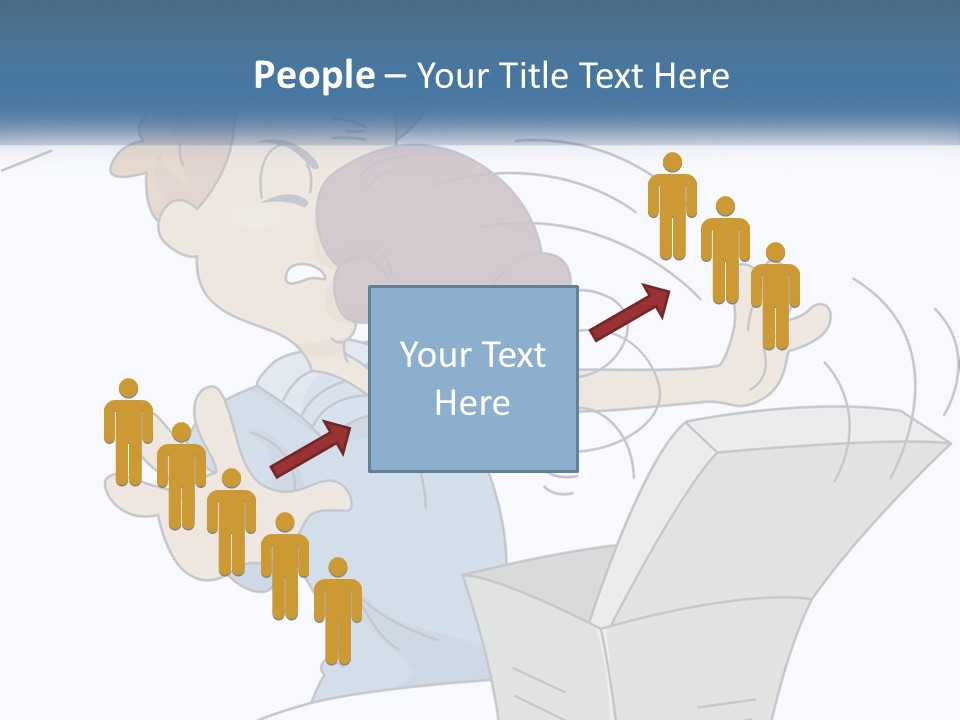 Trick Surprise Male PowerPoint Template