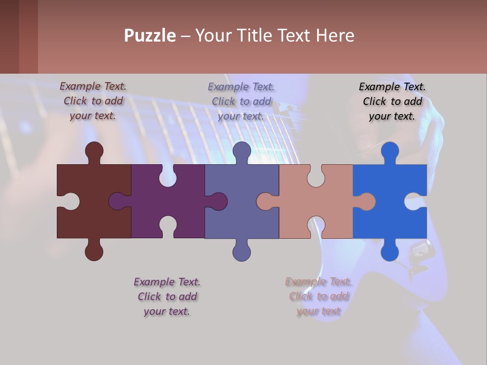 Rock Jazz Bass PowerPoint Template