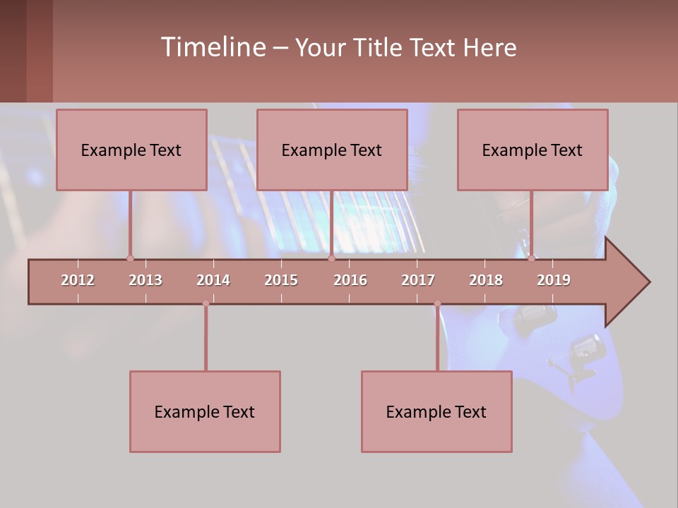 Rock Jazz Bass PowerPoint Template
