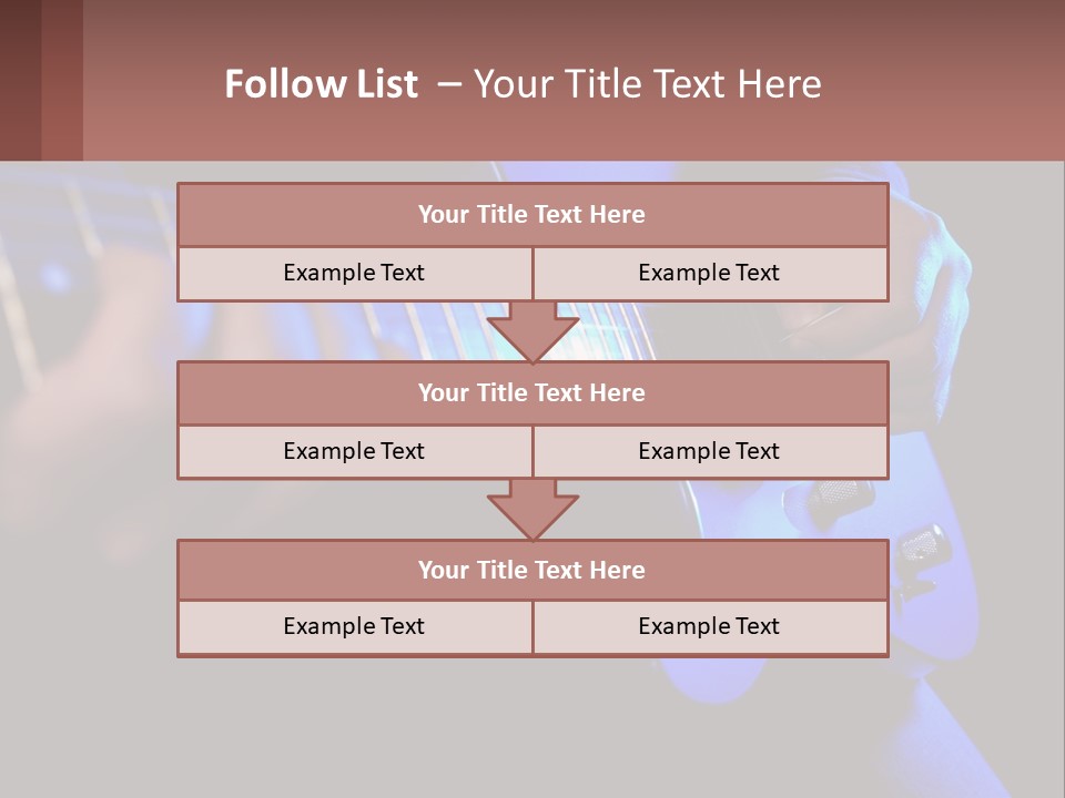 Rock Jazz Bass PowerPoint Template