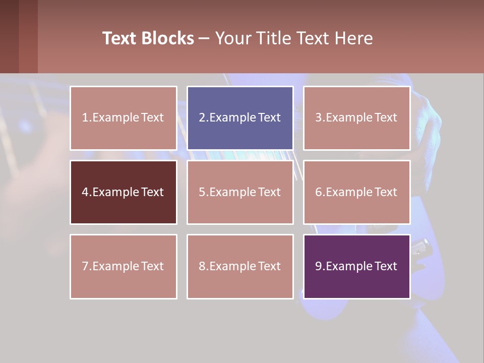 Rock Jazz Bass PowerPoint Template