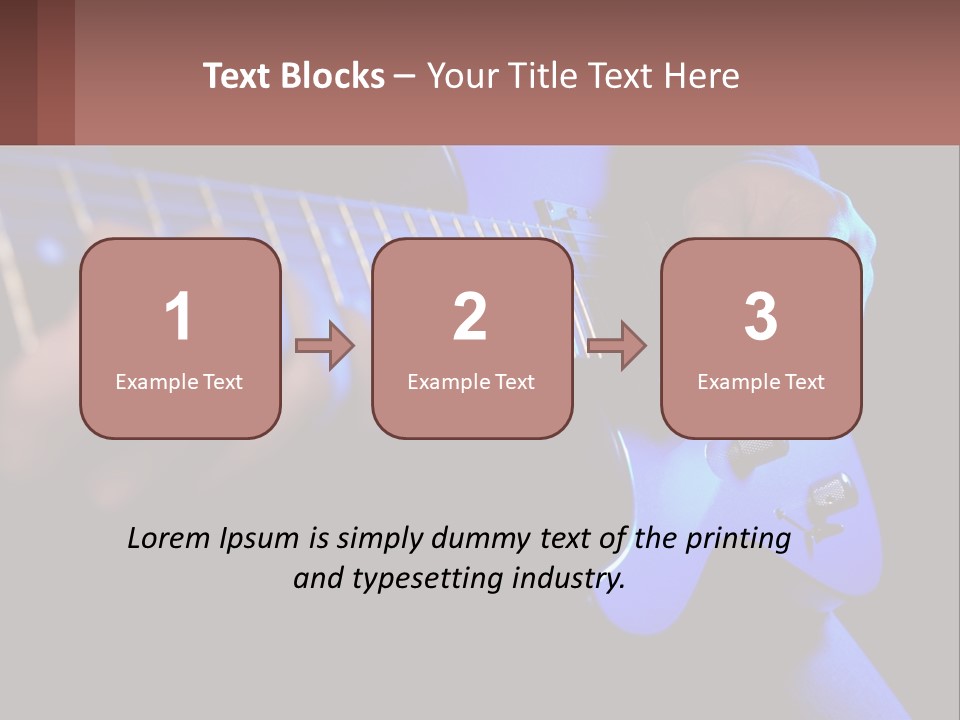 Rock Jazz Bass PowerPoint Template