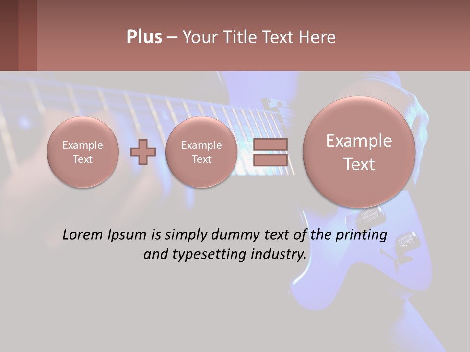 Rock Jazz Bass PowerPoint Template
