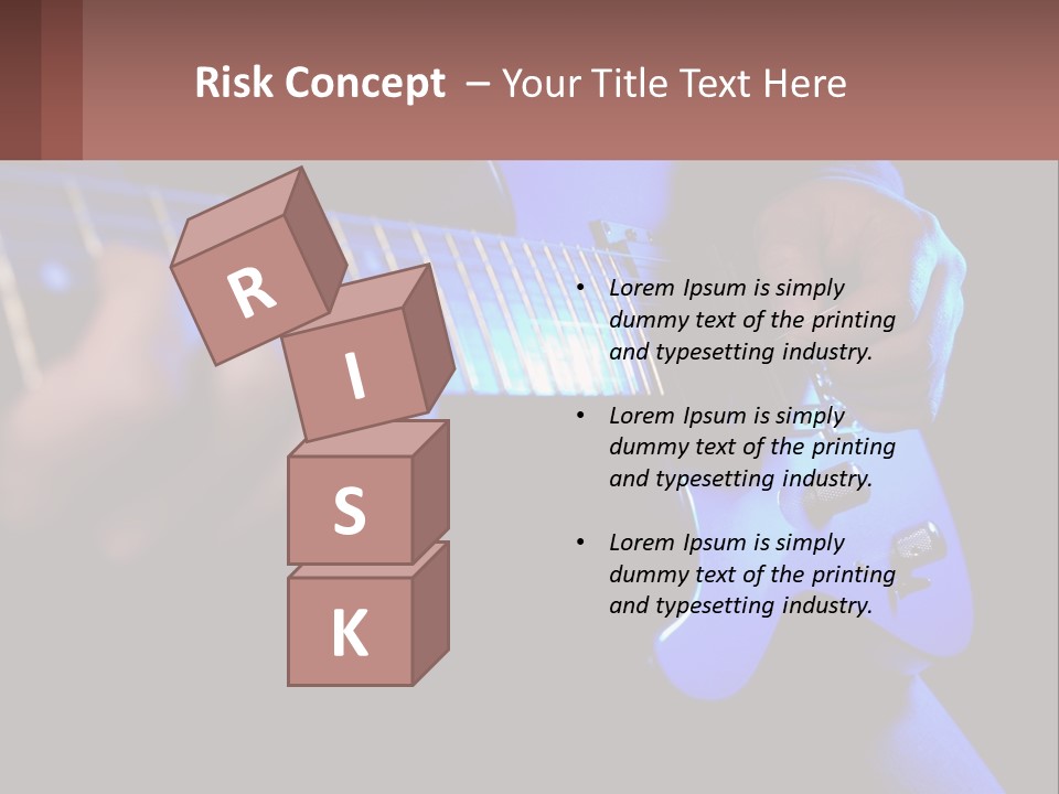 Rock Jazz Bass PowerPoint Template