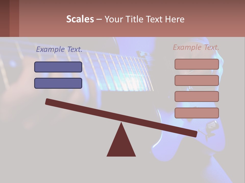 Rock Jazz Bass PowerPoint Template