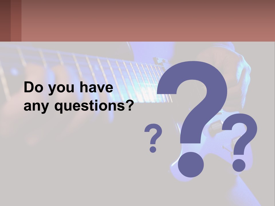 Rock Jazz Bass PowerPoint Template