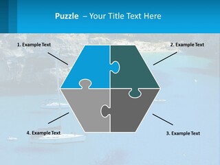 Macaralleta Landscape Blue PowerPoint Template