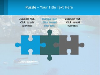 Macaralleta Landscape Blue PowerPoint Template