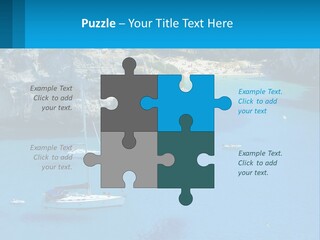 Macaralleta Landscape Blue PowerPoint Template