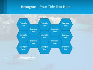 Macaralleta Landscape Blue PowerPoint Template