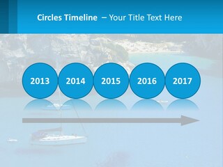 Macaralleta Landscape Blue PowerPoint Template