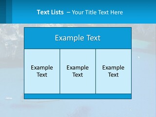 Macaralleta Landscape Blue PowerPoint Template
