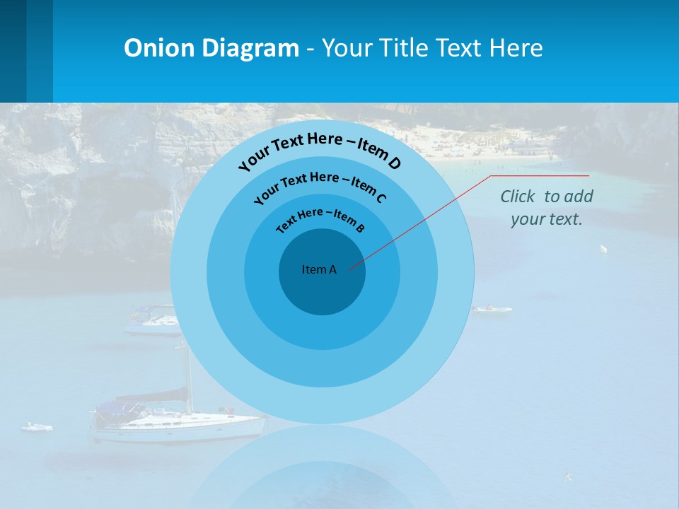 Macaralleta Landscape Blue PowerPoint Template