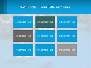 Macaralleta Landscape Blue PowerPoint Template