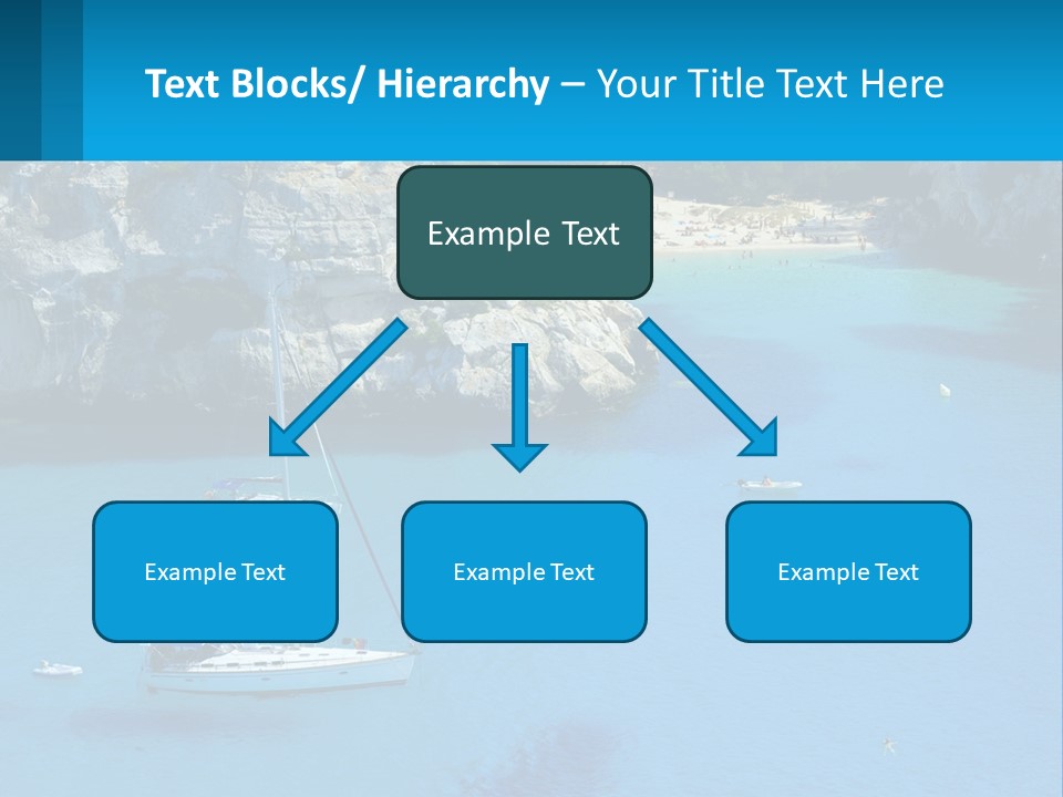 Macaralleta Landscape Blue PowerPoint Template