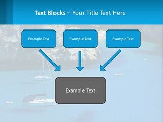 Macaralleta Landscape Blue PowerPoint Template