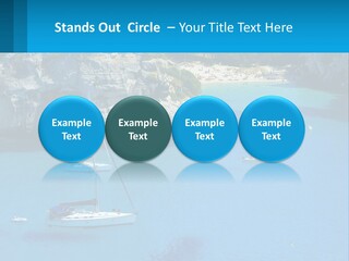 Macaralleta Landscape Blue PowerPoint Template