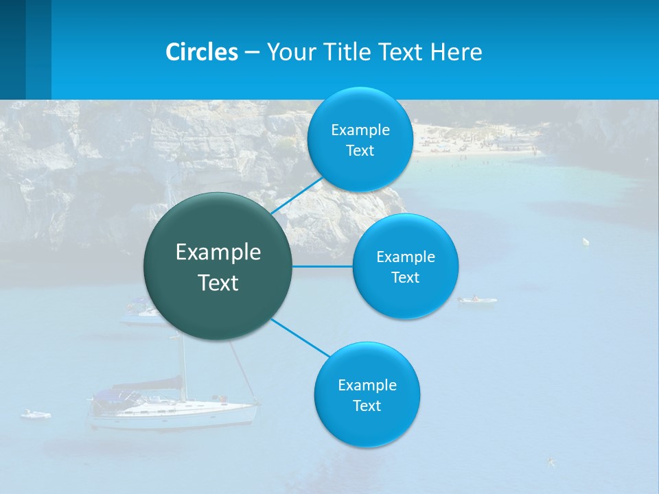 Macaralleta Landscape Blue PowerPoint Template