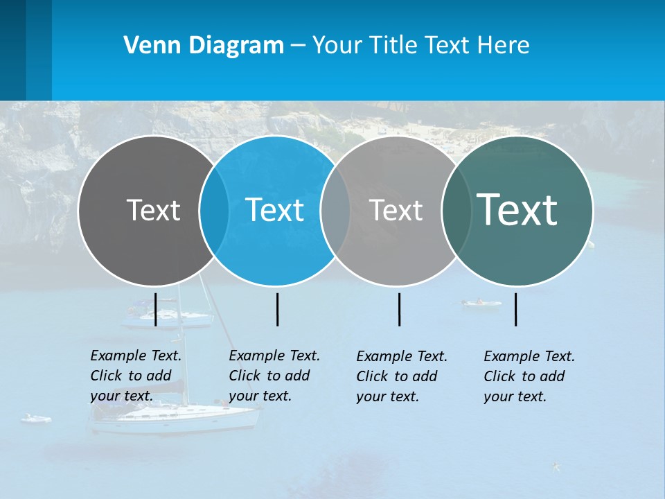 Macaralleta Landscape Blue PowerPoint Template