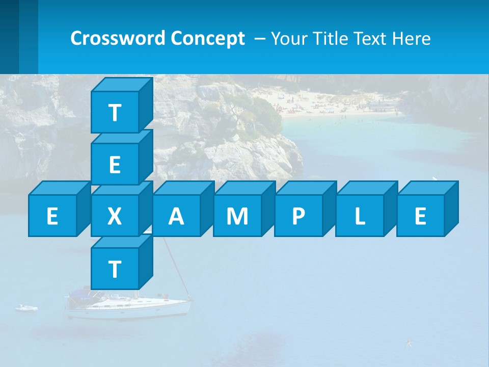 Macaralleta Landscape Blue PowerPoint Template