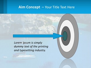 Macaralleta Landscape Blue PowerPoint Template