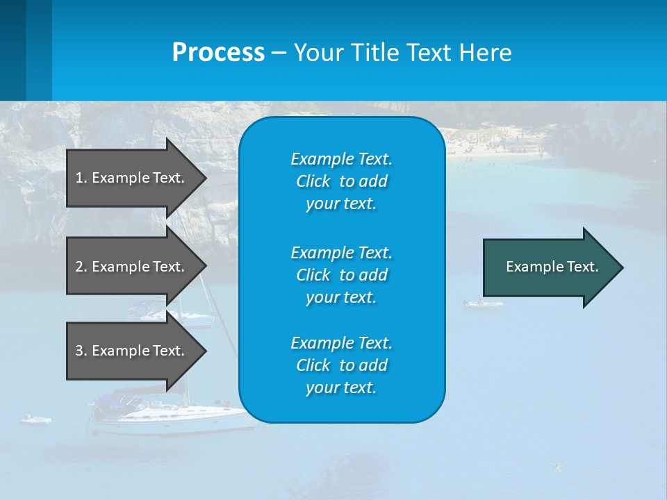 Macaralleta Landscape Blue PowerPoint Template
