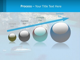 Macaralleta Landscape Blue PowerPoint Template