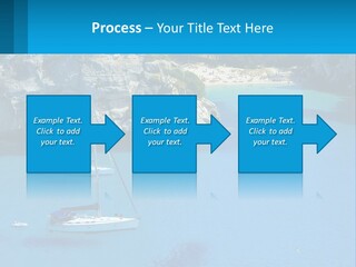 Macaralleta Landscape Blue PowerPoint Template