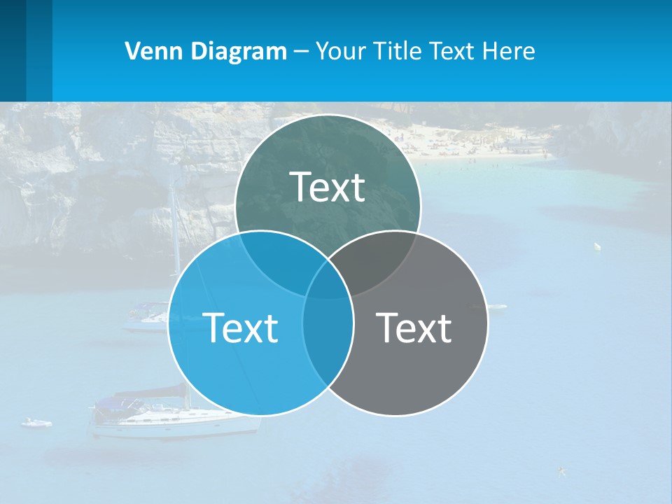 Macaralleta Landscape Blue PowerPoint Template