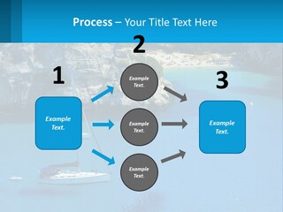 Macaralleta Landscape Blue PowerPoint Template