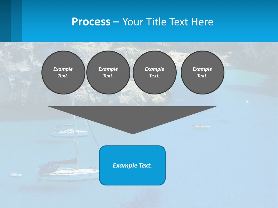 Macaralleta Landscape Blue PowerPoint Template