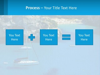 Macaralleta Landscape Blue PowerPoint Template