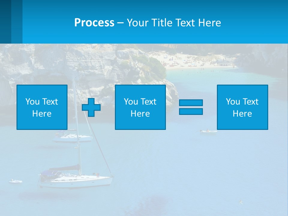 Macaralleta Landscape Blue PowerPoint Template