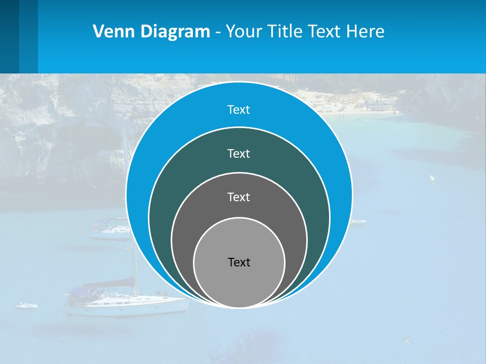 Macaralleta Landscape Blue PowerPoint Template