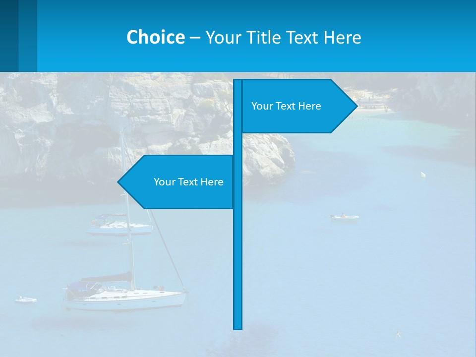 Macaralleta Landscape Blue PowerPoint Template