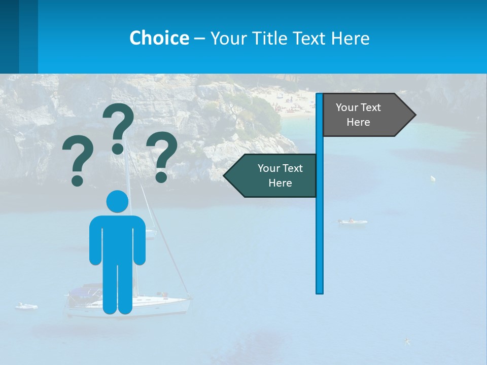 Macaralleta Landscape Blue PowerPoint Template