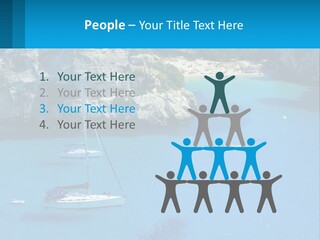 Macaralleta Landscape Blue PowerPoint Template